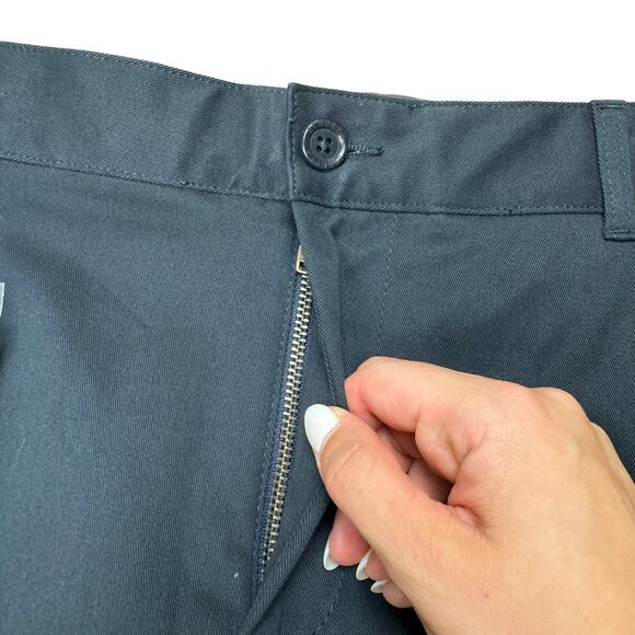 Beretta NWT Navy Straight Leg Five Pocket Gabardine Business Casual Chino Pants - Picture 5 of 9